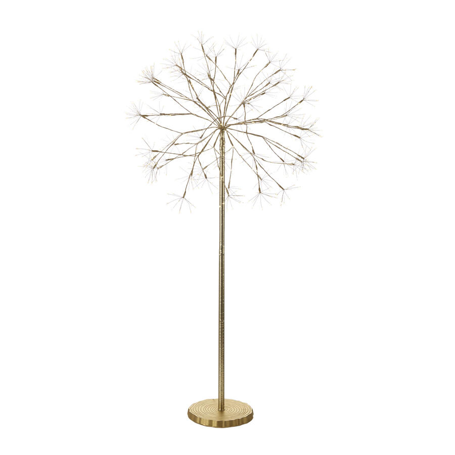 L'Oca Nera - Natale 2025 "Abbraccio di luce" Soffione oro piccolo con 600 micro led