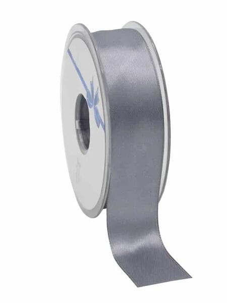 NASTRO DI RASO DOUBLE FACE - 38mm – GRIGIO