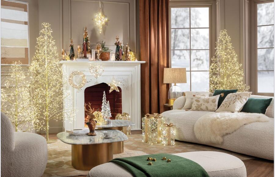 L'Oca Nera - Natale 2025 "Foresta di luci" Albero grande con 2100 micro led