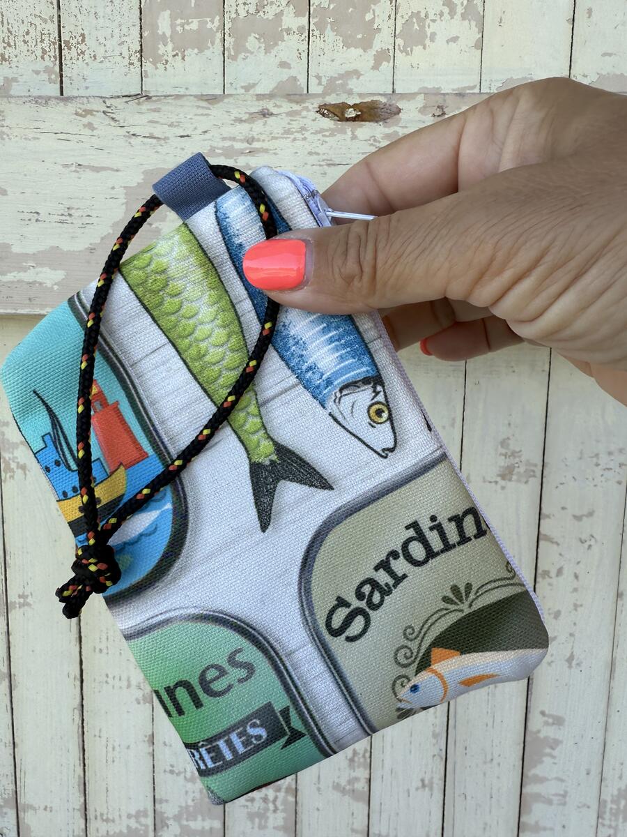 Pochette sardine azzurre 