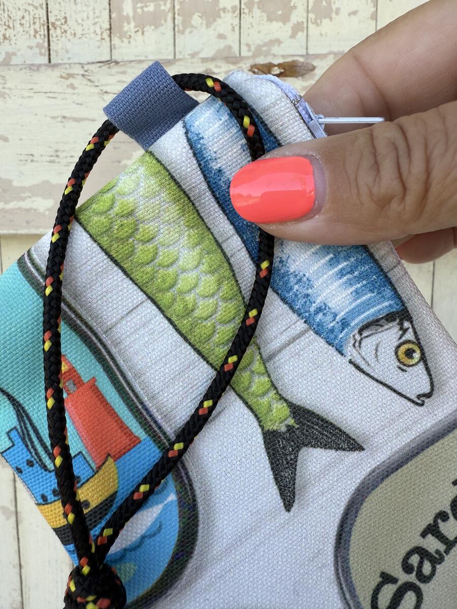 Pochette sardine azzurre 