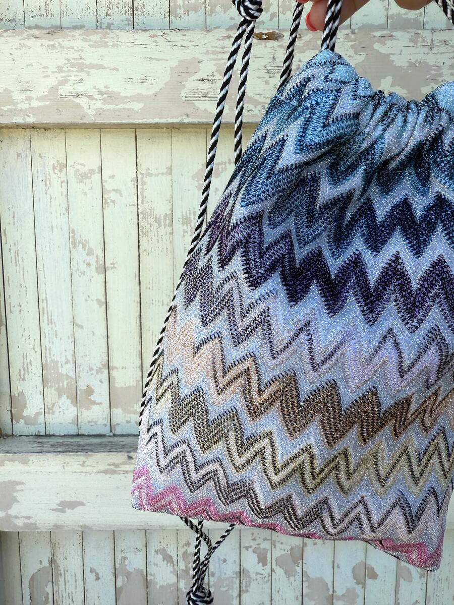 Secchiello  zig zag e lamè