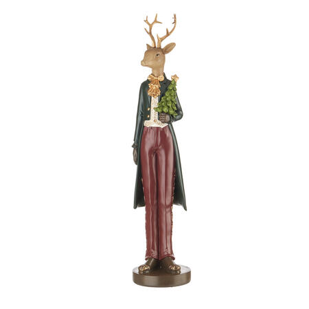 L'Oca Nera - Natale 2025 "Royal Wood" Renna grande con albero