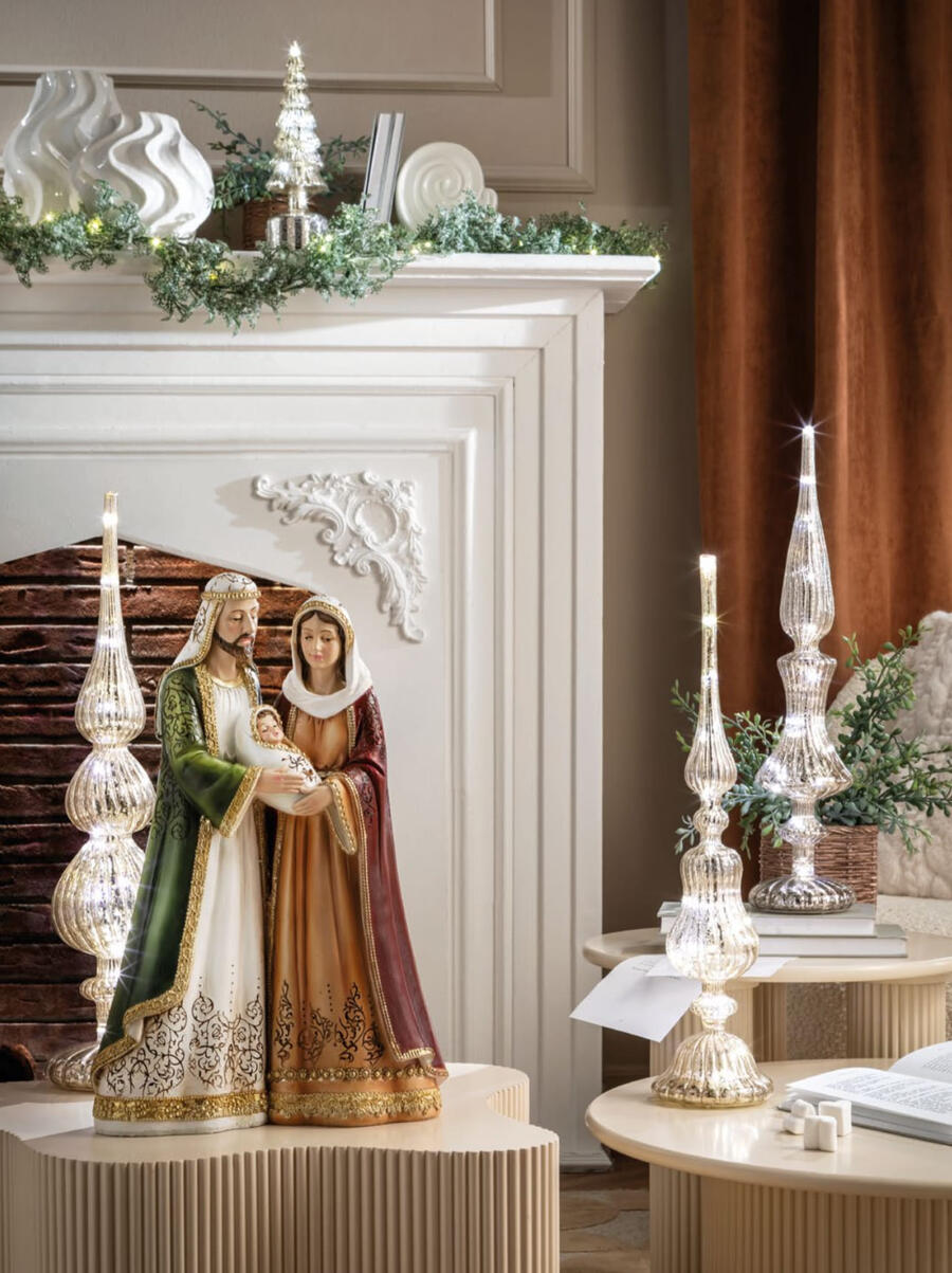 L'Oca Nera - Natale 2025 "Winter Magic" Decorazione 3 con led