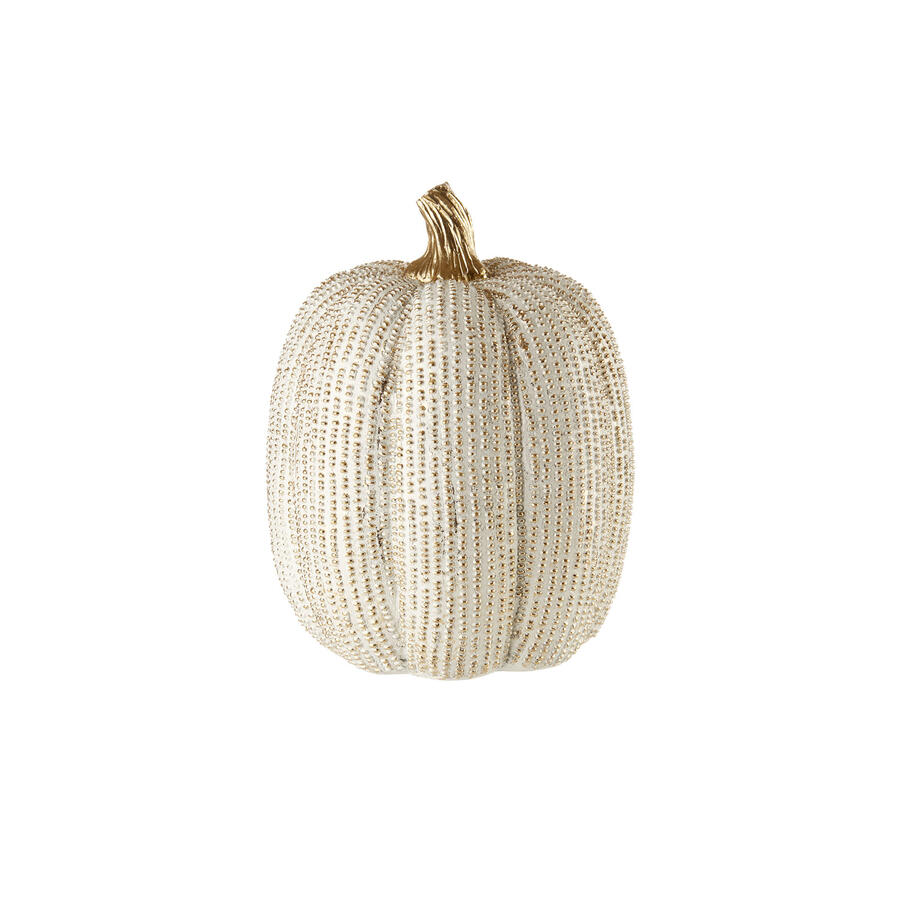 L'Oca Nera - Natale 2025 "Preziose Zucche" Zucca grande decoro 1