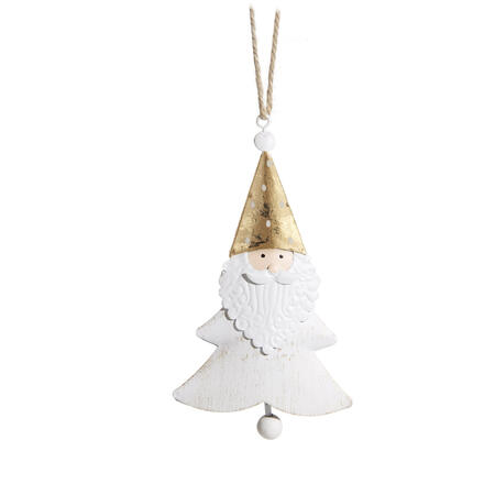 L'Oca Nera - Natale 2025 "Winterland" Pendente Albero Babbo Natale piccolo
