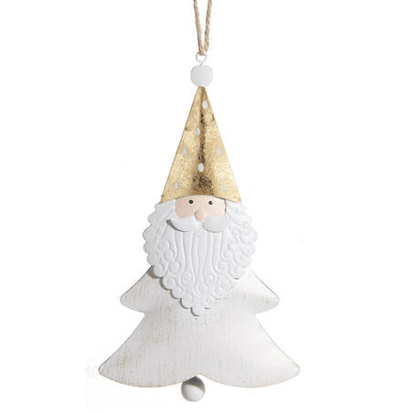 L'Oca Nera - Natale 2025 "Winterland" Pendente Albero Babbo Natale grande