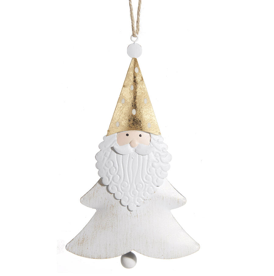 L'Oca Nera - Natale 2025 "Winterland" Pendente Albero Babbo Natale grande