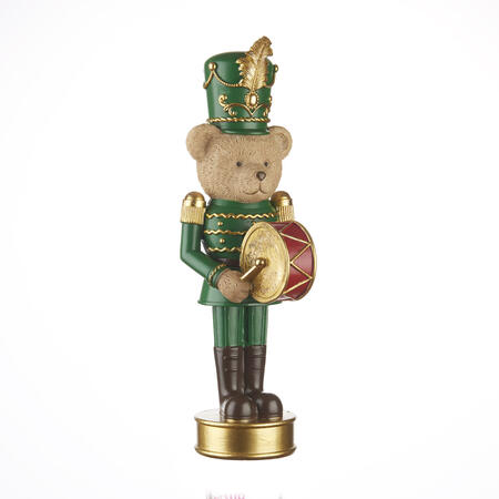L'Oca Nera - Natale 2025 "Teddy Bear Orchestra" Orsetto grande con tamburo