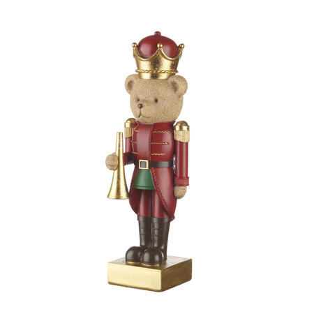 L'Oca Nera - Natale 2025 "Teddy Bear Orchestra" Orsetto grande con tromba