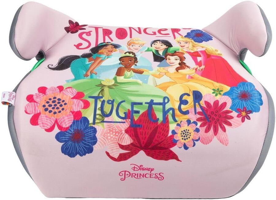 Rialzo auto i-size ECE R129 125-150cm Disney Princess Rosa