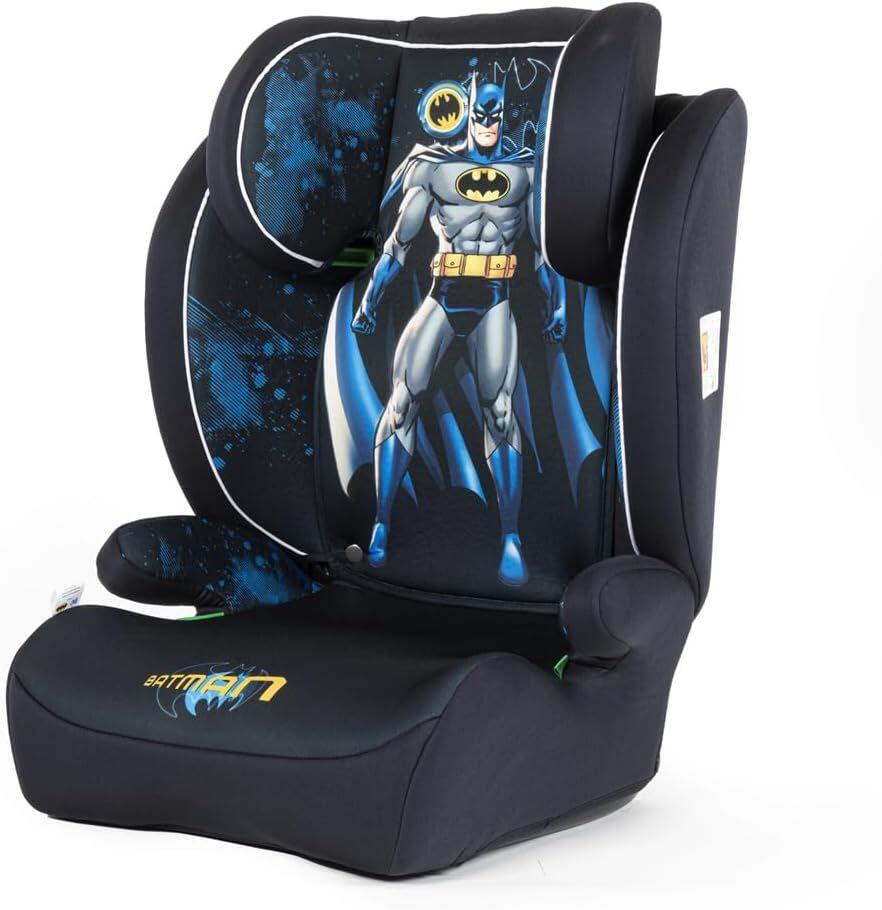 Seggiolino auto bimbi i-size 100-150cm gruppo 2/3 (15-36kg)con cintura a tre punti Batman