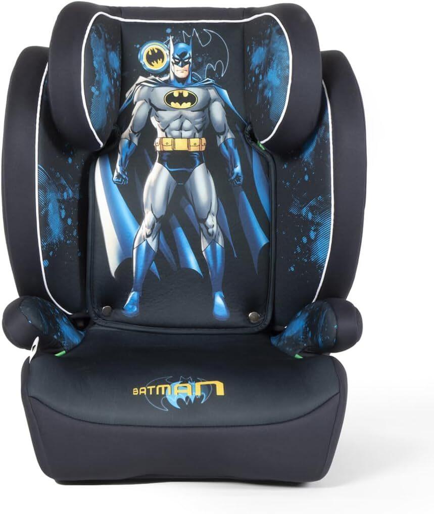 Seggiolino auto bimbi i-size 100-150cm gruppo 2/3 (15-36kg)con cintura a tre punti Batman