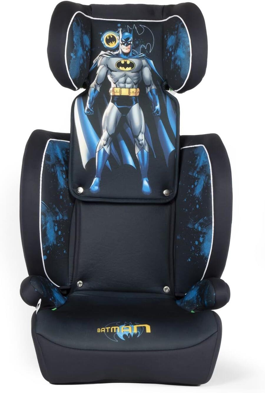 Seggiolino auto bimbi i-size 100-150cm gruppo 2/3 (15-36kg)con cintura a tre punti Batman