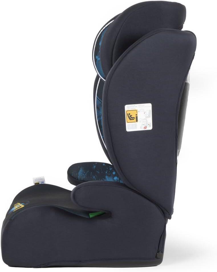 Seggiolino auto bimbi i-size 100-150cm gruppo 2/3 (15-36kg)con cintura a tre punti Batman