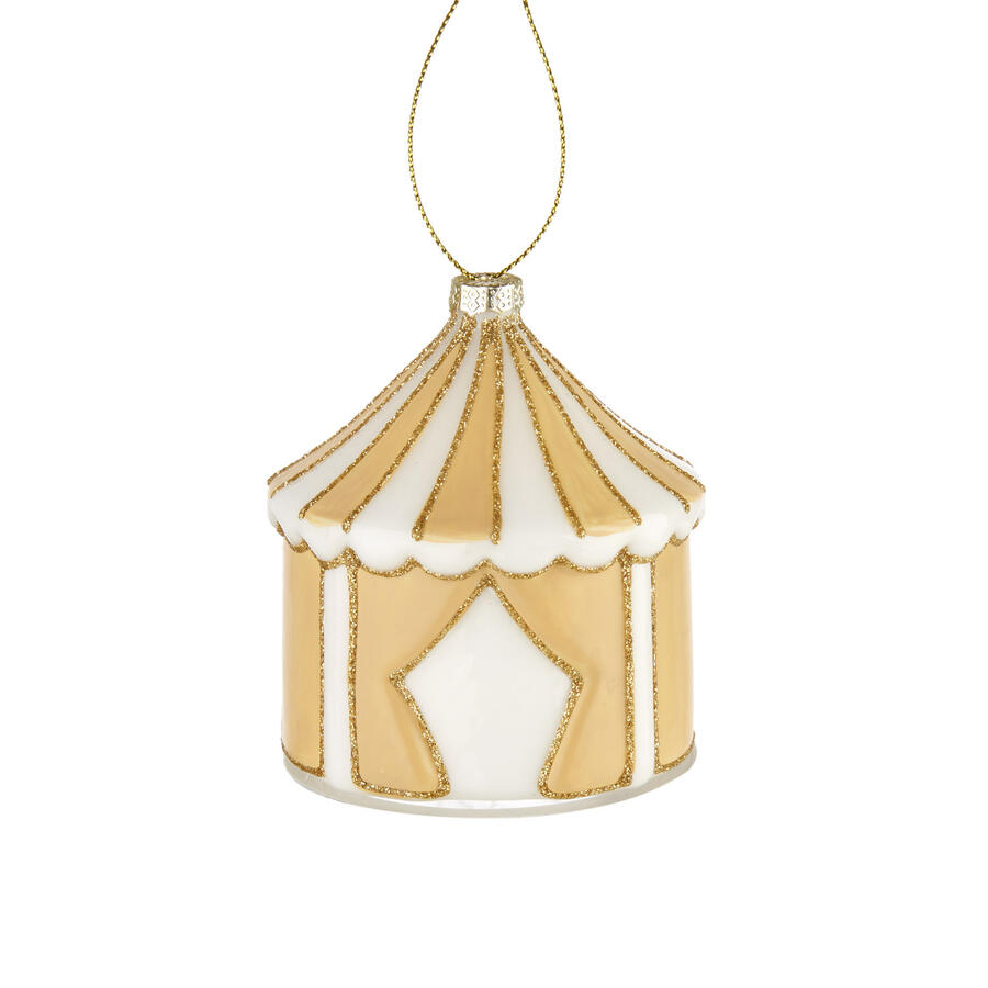 L'Oca Nera - Natale 2025 "Christmas Circus" Set 6 palle circo da appendere