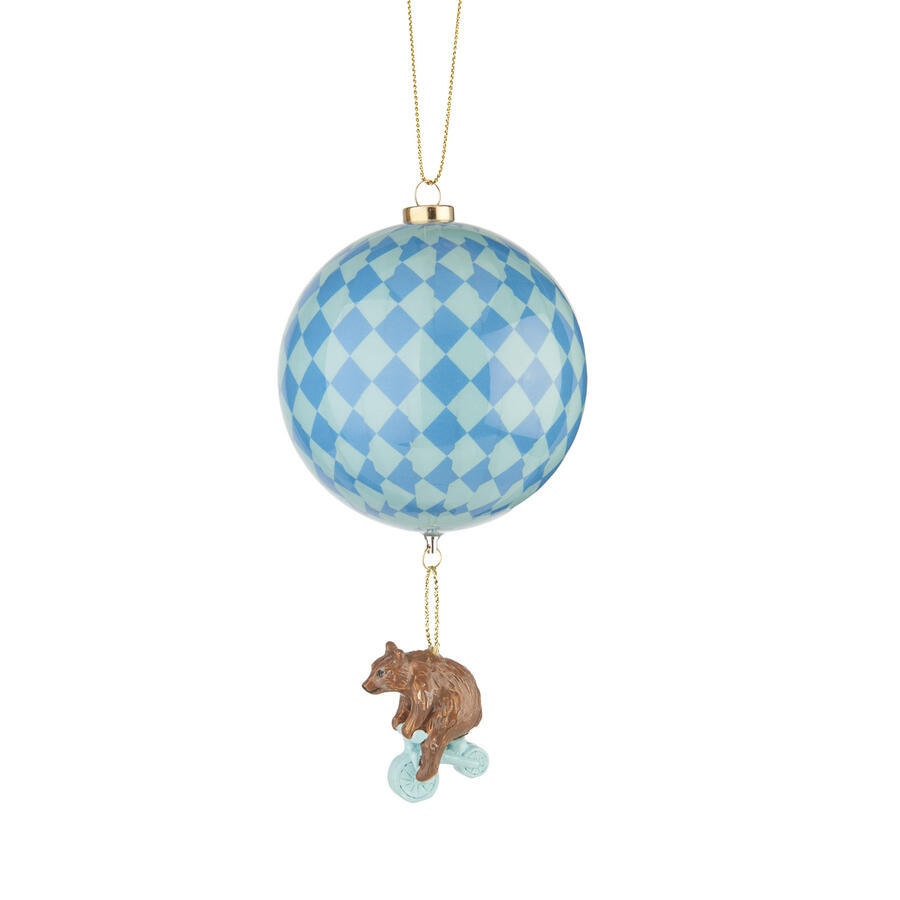 L'Oca Nera - Natale 2025 "Christmas Circus" Set 6 palle circo da appendere