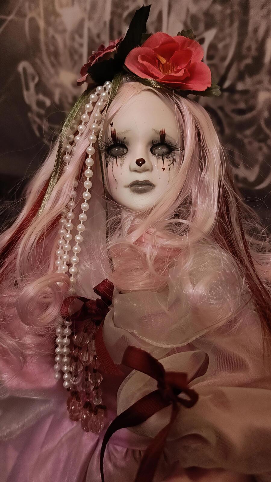 Amarosa bambola gotica clown principessa