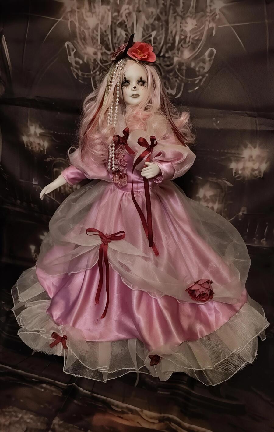 Amarosa bambola gotica clown principessa