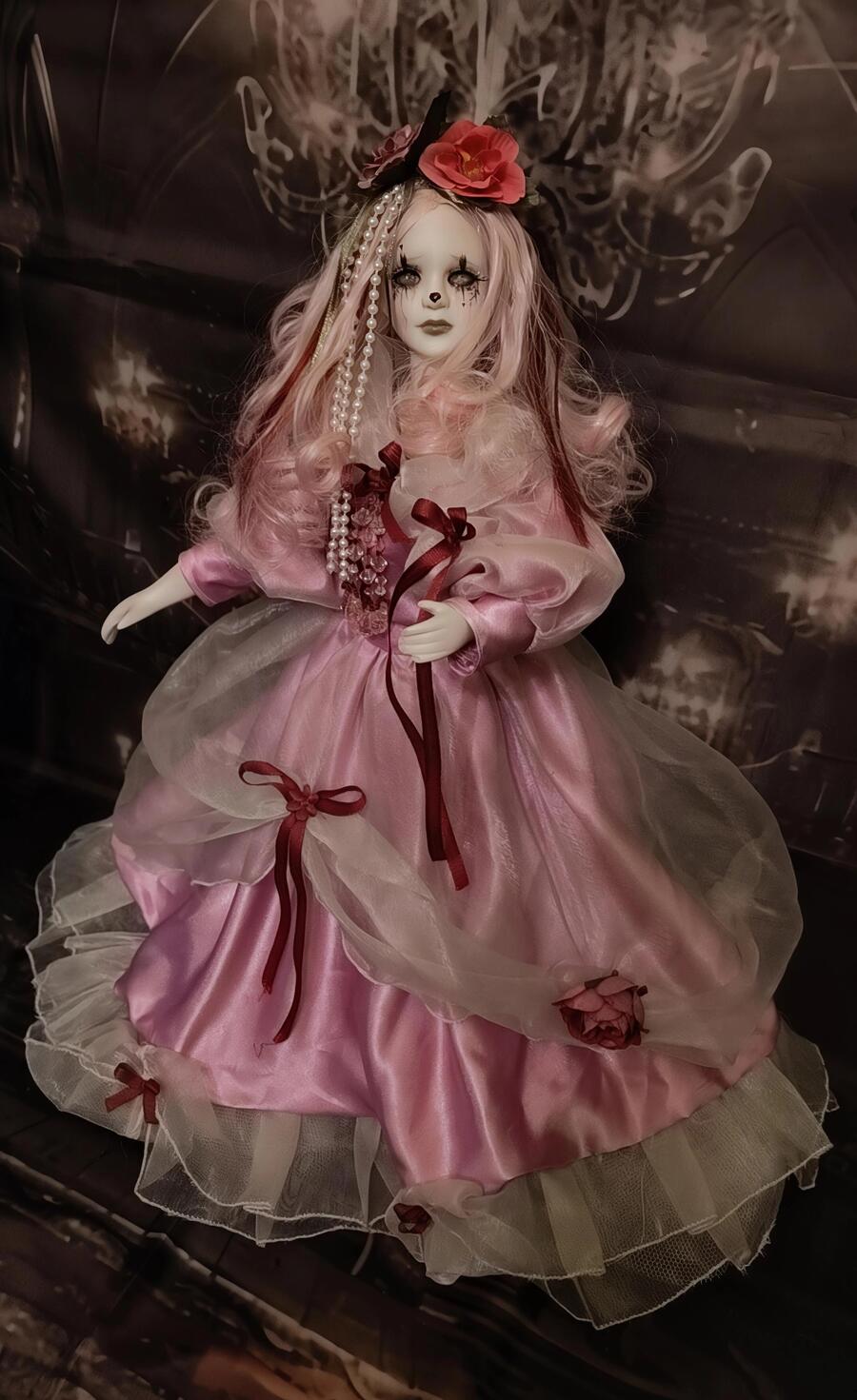 Amarosa bambola gotica clown principessa