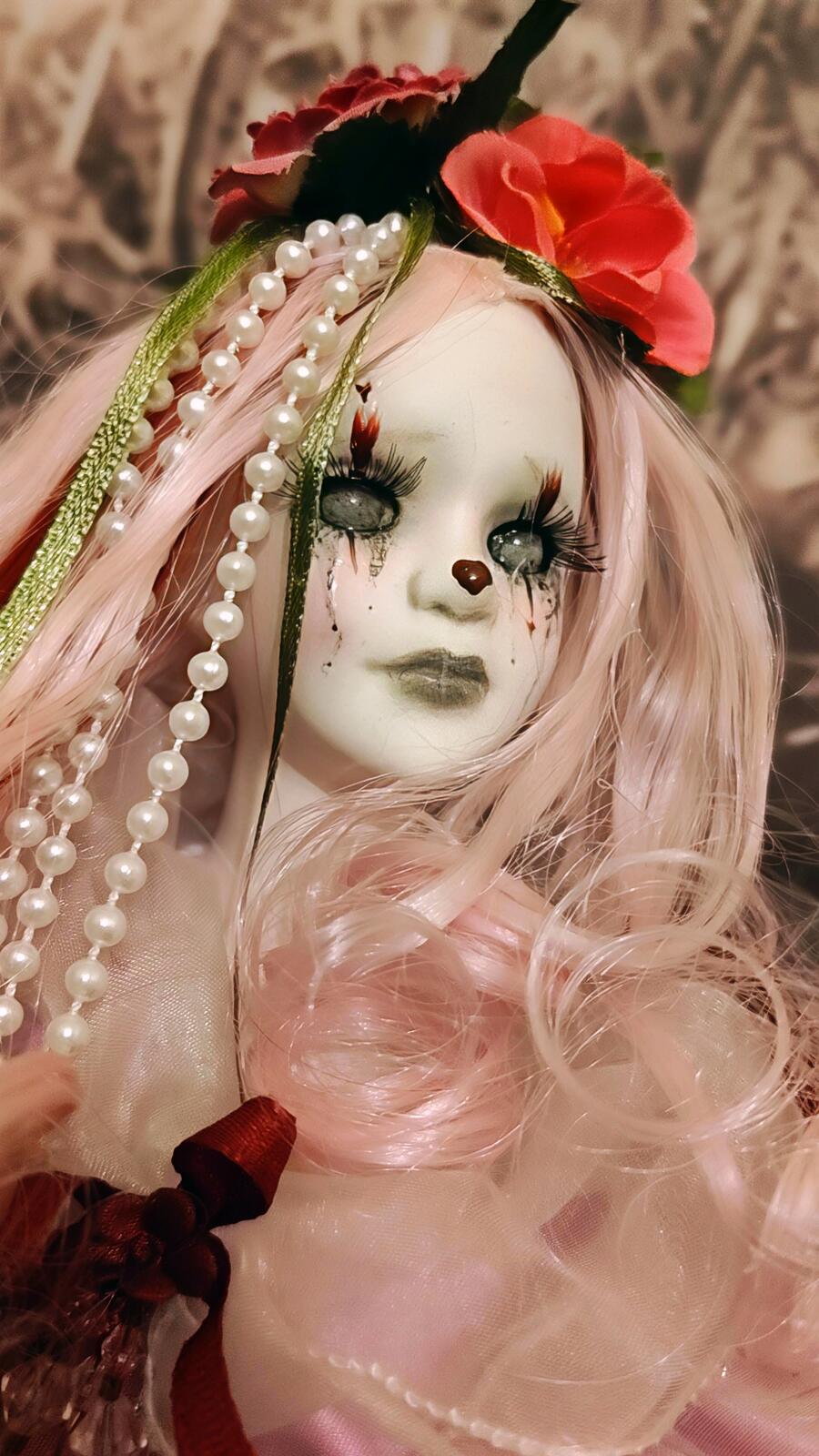 Amarosa bambola gotica clown principessa