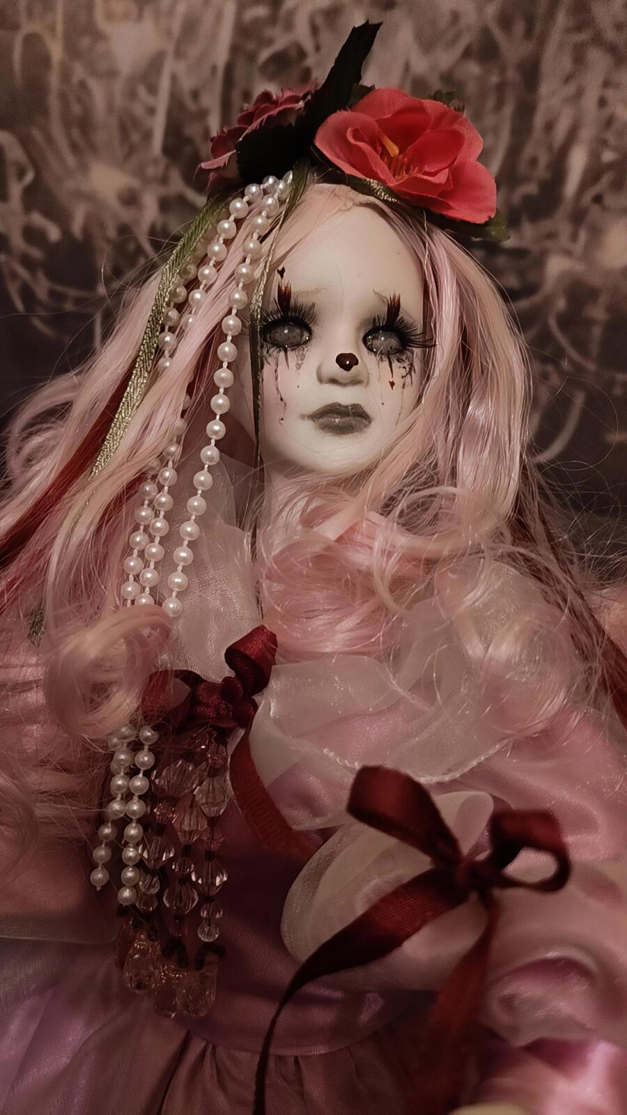 Amarosa bambola gotica clown principessa