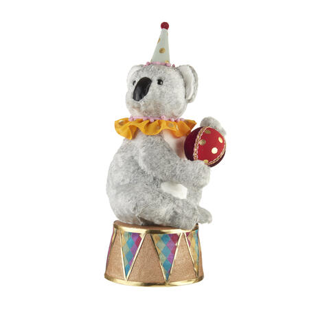 L'Oca Nera - Natale 2025 "Merry Circus" decorazione d'appoggio Koala