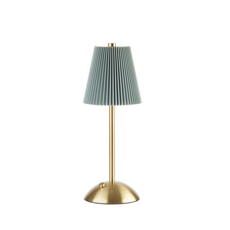 L'Oca Nera - Natale 2025 "Romantica Atmosfera" Lampada da tavolo led, usb, Verde