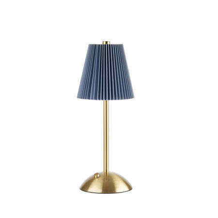 L'Oca Nera - Natale 2025 "Romantica Atmosfera" Lampada da tavolo led, usb, Blu