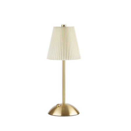 L'Oca Nera - Natale 2025 "Romantica Atmosfera" Lampada da tavolo led, usb, Bianca