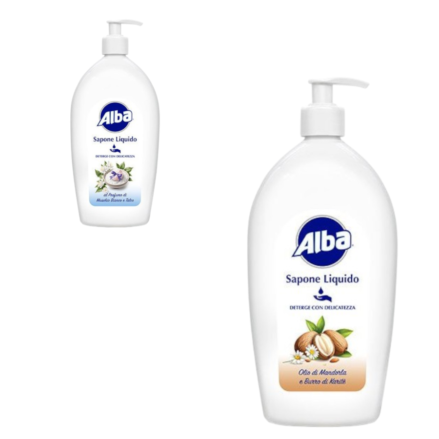 ALBA SAPONE MANI 1 LT (Confezione da 9 pezzi) 
