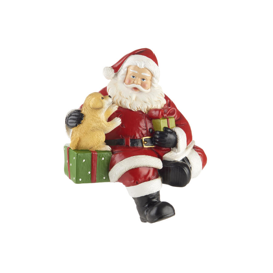 L'Oca Nera - Natale 2025 "Regali per tutti" Babbo Natale con cagnolino
