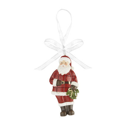 L'Oca Nera - Natale 2025 "Funny&Red" Pendente Babbo Natale
