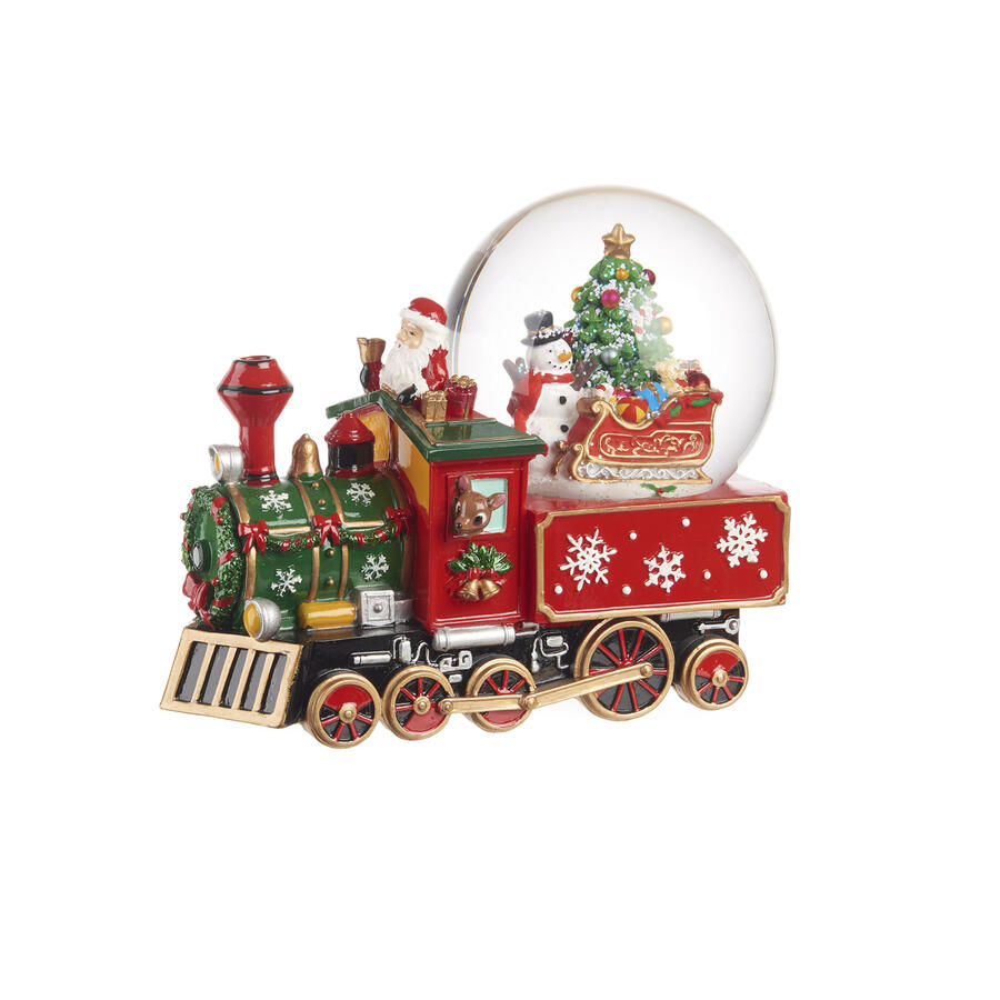 L'Oca Nera - Natale 2025 "Musica d'Inverno" Boule de neige treno con carillon