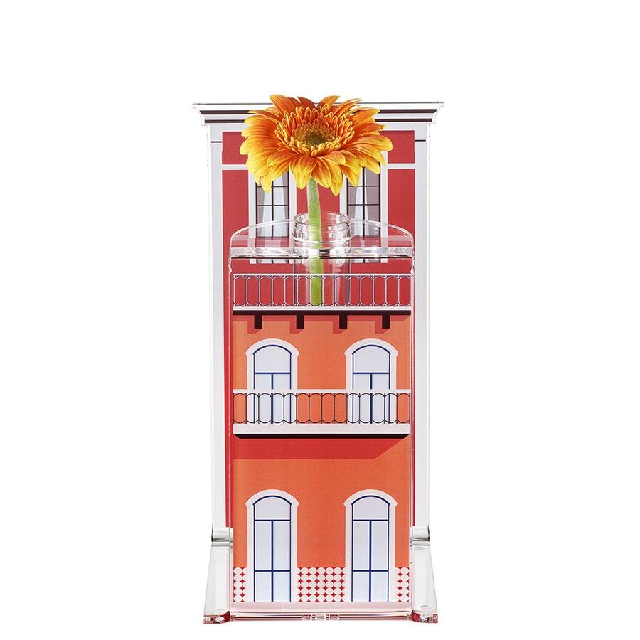 Linee Recanati - Vaso Blooming City Lisbona Rosso