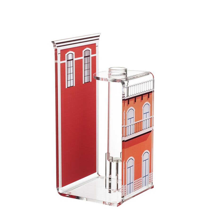 Linee Recanati - Vaso Blooming City Lisbona Rosso