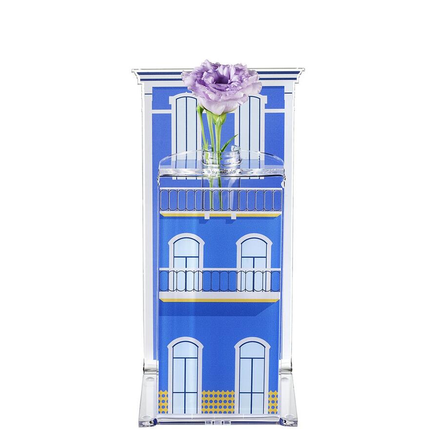 Linee Recanati - Vaso Blooming City Lisbona Azzurro