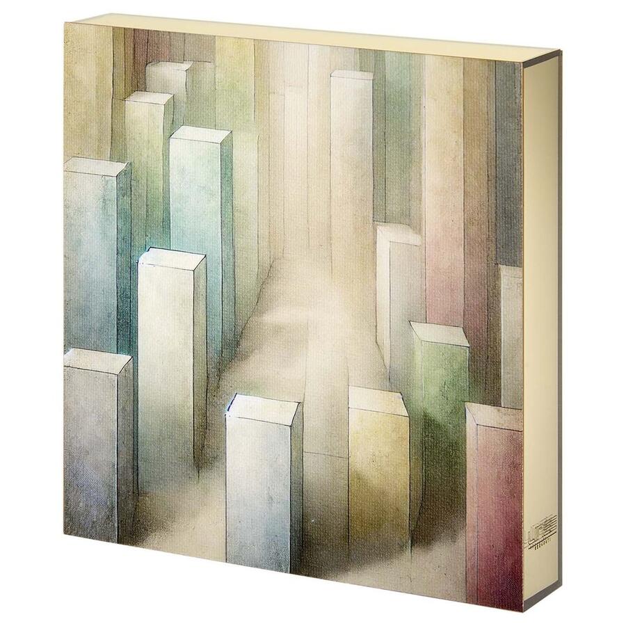 Linee Recanati - MINI Quadro in tela 20x20 cm Metacubica QUATTRO