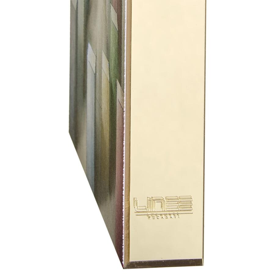 Linee Recanati - MINI Quadro in tela 20x20 cm Metacubica QUATTRO