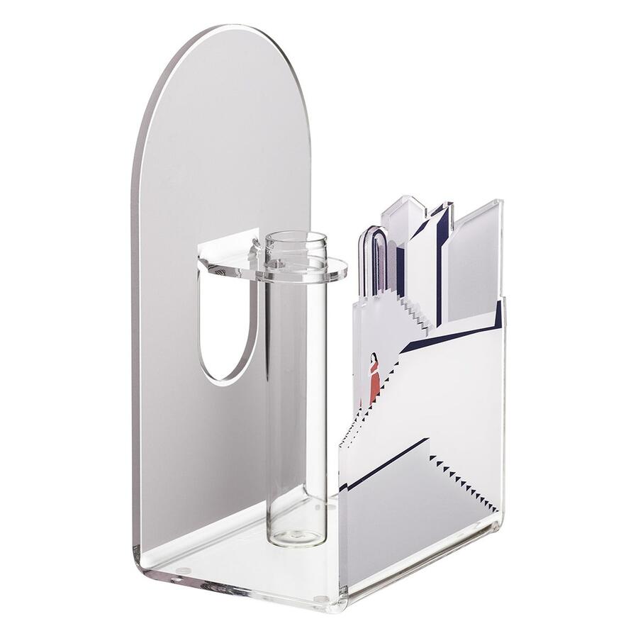 Linee recanati - Vaso Blooming City Santorini Grigio