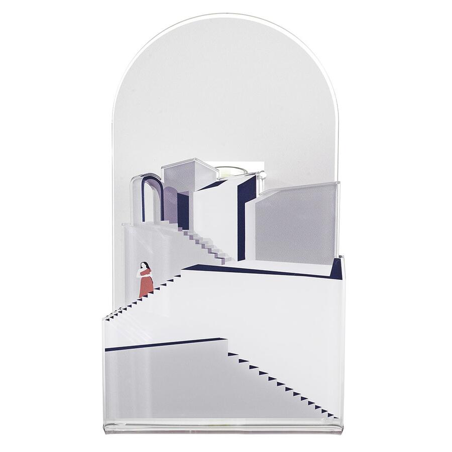Linee recanati - Vaso Blooming City Santorini Grigio