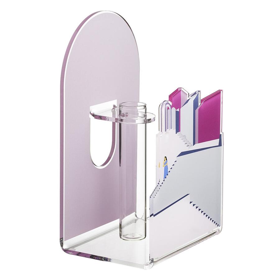 Linee recanati - Vaso Blooming City Santorini Lilla