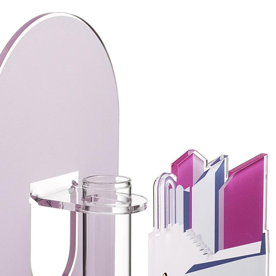 Linee recanati - Vaso Blooming City Santorini Lilla