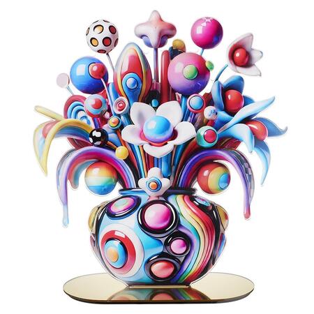 Linee recanati - Vaso Fiori Lolly Pop DUE