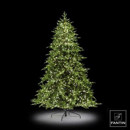 Fantin Argenti - Natale 2025 Albero di Natale Pino Luxury 4.000 led Telecomando 8 effetti luce h210