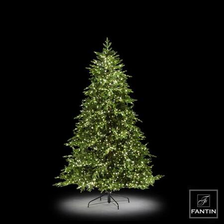 Fantin Argenti - Natale 2025 Albero di Natale Pino Luxury 3.000 led Telecomando 8 effetti luce H180