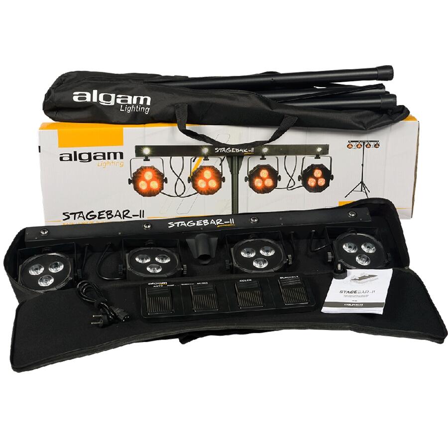 ALGAM LIGHTING STAGEBAR II Set Illuminazione Par LED DMX