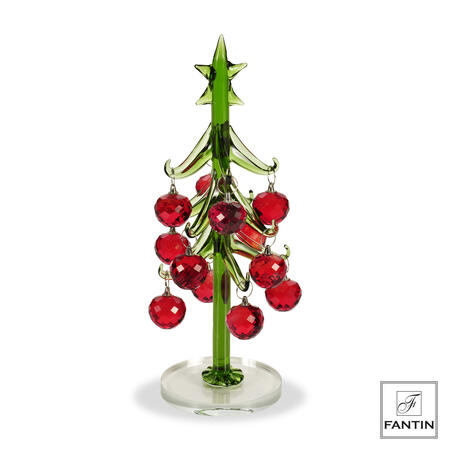 Fantin Argenti - Natale 2025 Albero di Natale palle rosse in cristallo