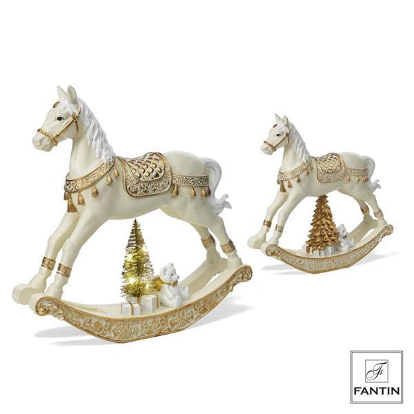 Fantin Argenti - Natale 2025 - Set 2 cavalli con led