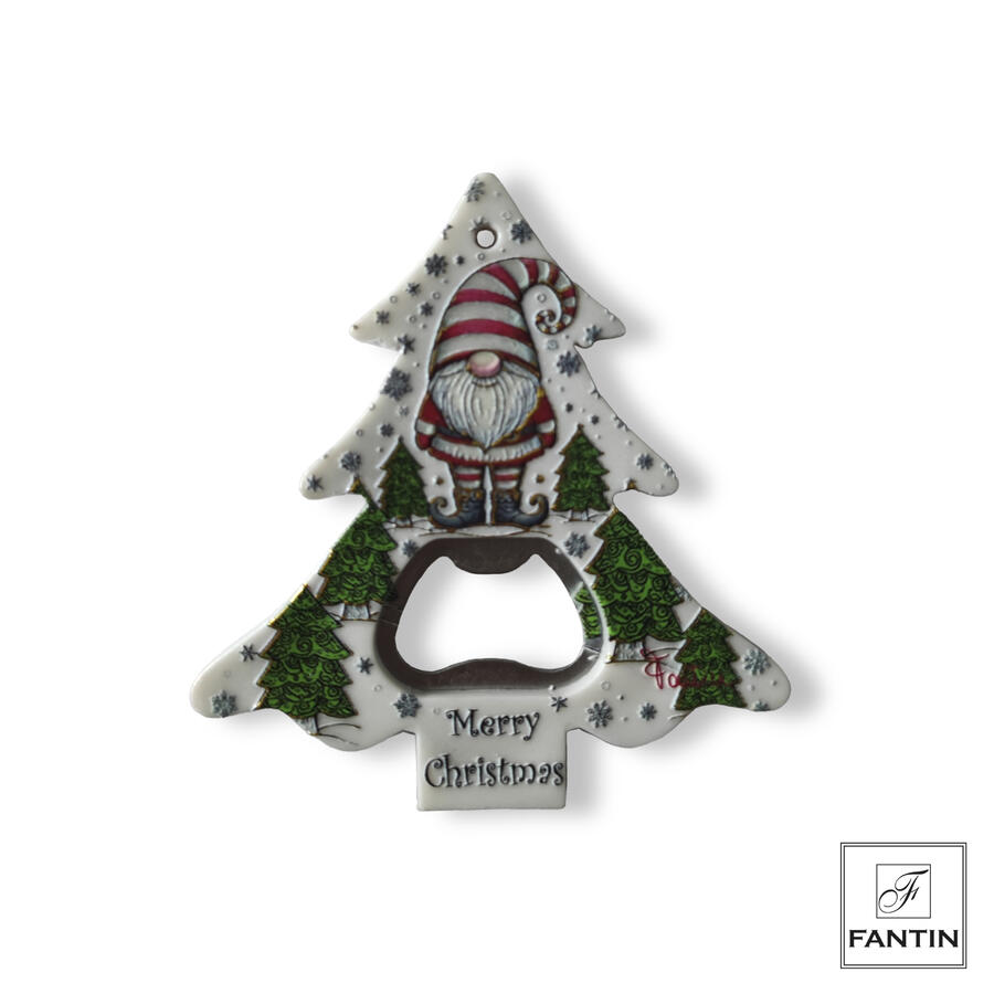 Fantin Argenti - Natale 2025 - Magnete Apribottiglie Albero di Natale Decoro 3